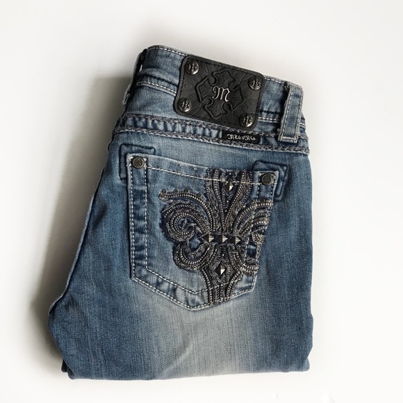 Miss Me Denim - Miss Me bootcut rhinestone jeans